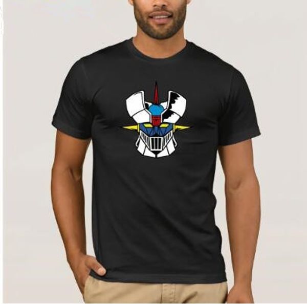 

2019 new coming camiseta mazinger z anime 3 t shirts men tshirt cotton short sleeve t-shirt mazinger z shirt figura tees, White;black