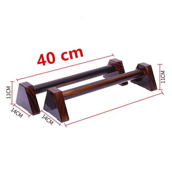 

40cm wooden push up stands 1 pair handstand bracket parallel bar double rod body building fitness equipments