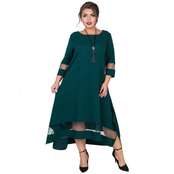 

woman dresses woman clothing a line 5xl 6xl winter dress mesh elegant women dress large size maxi dress big size vestidos 2019, Black;gray