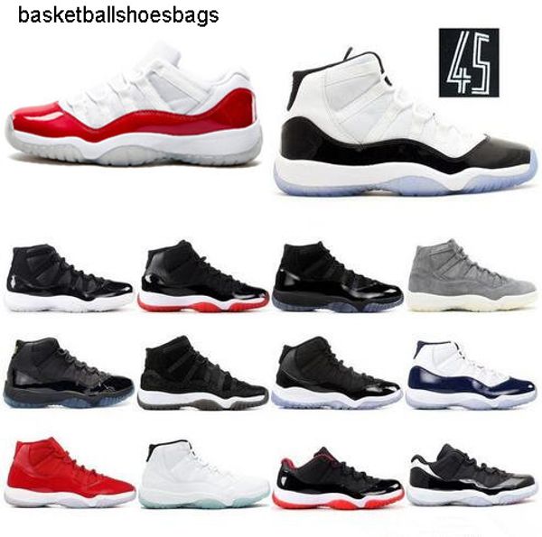 

11s concord 23 cap 45 11 xi and gown prm heiress gym red chicago platinum tint space jams men basketball shoes sports sneakers