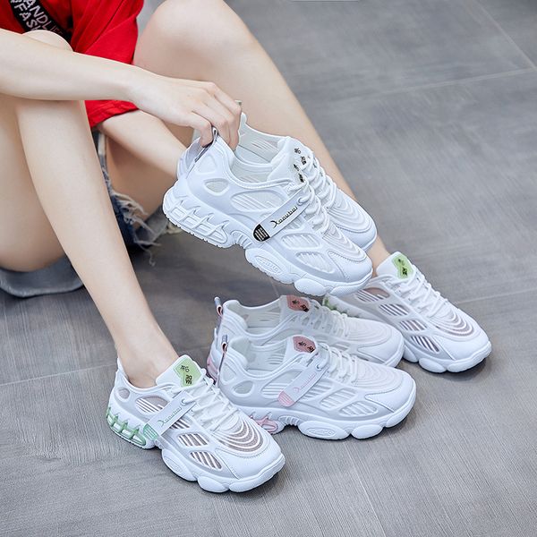 

lace denim women's med female sandal shoes closed toe sandals with heel fashion womens shoes 2020 cross-shoes breathable, Black