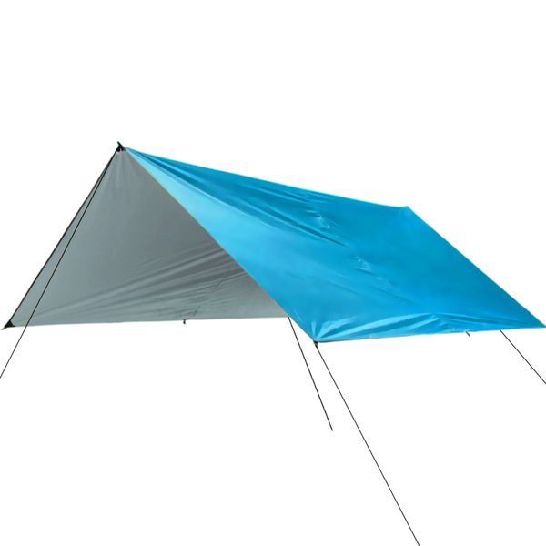 

waterproof rectangle sunshade sail shelter patio shade cloth uv/rain resistant tent tarp hammock picnic mat for camping