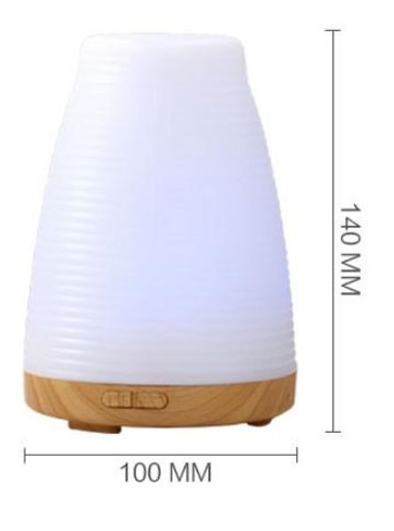 

100ml colorful light electric essential oil aroma diffuser portable ultrasonic humidifier aromatherapy diffuser 6pcs