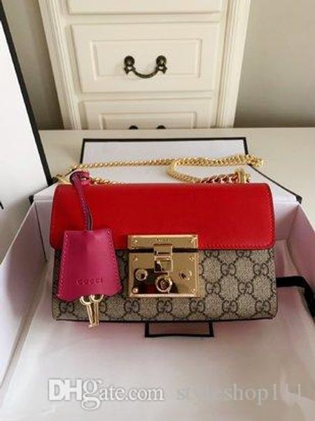 

2020ss designer handbag padlock small shoulder bag handbag wallet designer backpack sac Ã main card holder suitcase duffle bag style: 409487