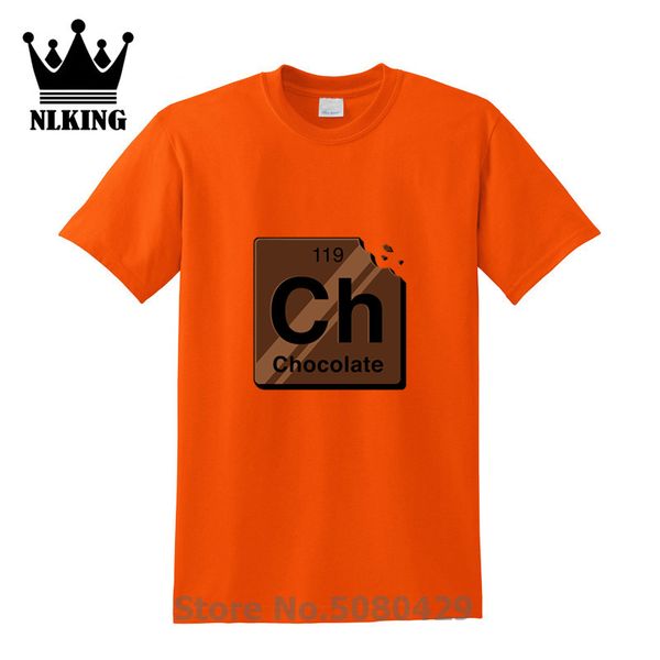 

chocolate essential t shirt chemistry shirt periodic table tee men t shirts 100% cotton short sleeve tshirt science top, White;black