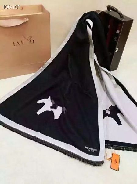 

2019new fashion design scarf luxury women's brand shawl scarf women's long neck scarf multi-color optional high quality, Blue;gray