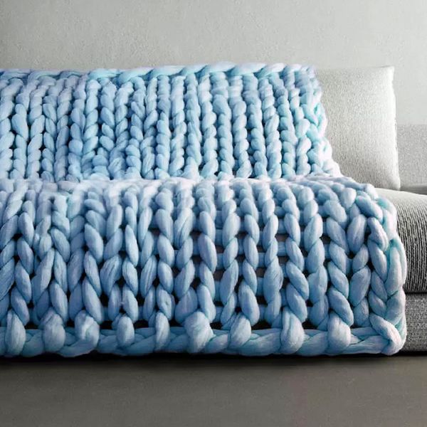 

hand-woven sofa blanket convenient blankets and throws accessories home & garden furniture baby supplies