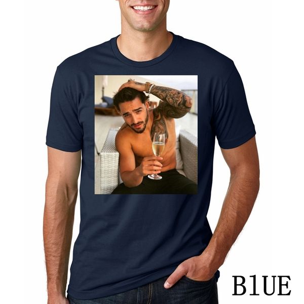 

men funy tshirt maluma short sleeve o-neck tee men t shirt, White;black