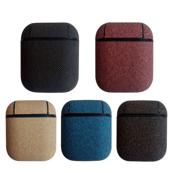 

Bluetooth Headphone Wireless Earphone Case For Apple Airpods Case With Hook Protective Cover Sleeve Solid Color Pouch for Iphone