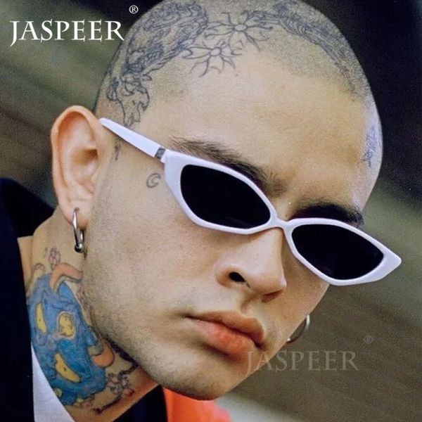 

jaspeer small frame sunglasses men women fashion irregular personality sun glasses black red female male vintage eyewear uv400, Blue