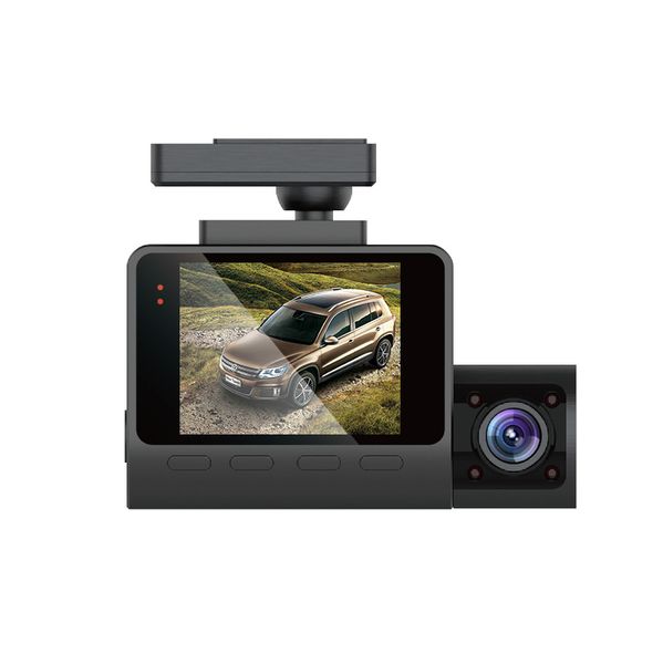 

3 channel dashcam with magnet mount support wifi gps function car black box