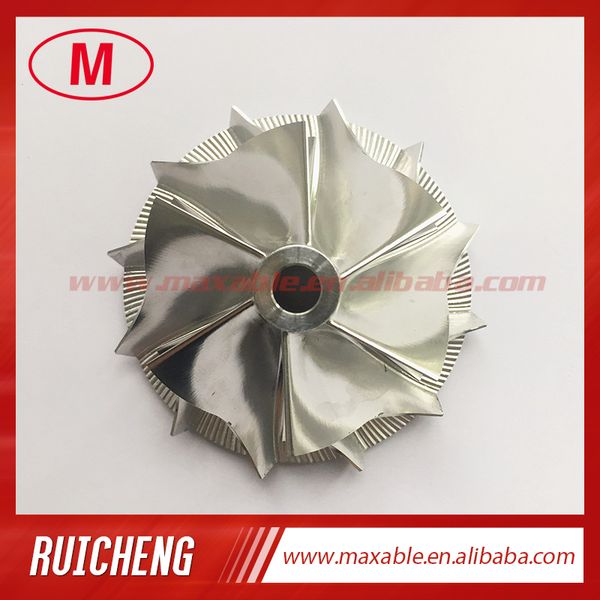 

td05h 16g 46.48/60.00mm 6+6 blades turbocharger billet/milling/aluminum 2618 compressor wheel