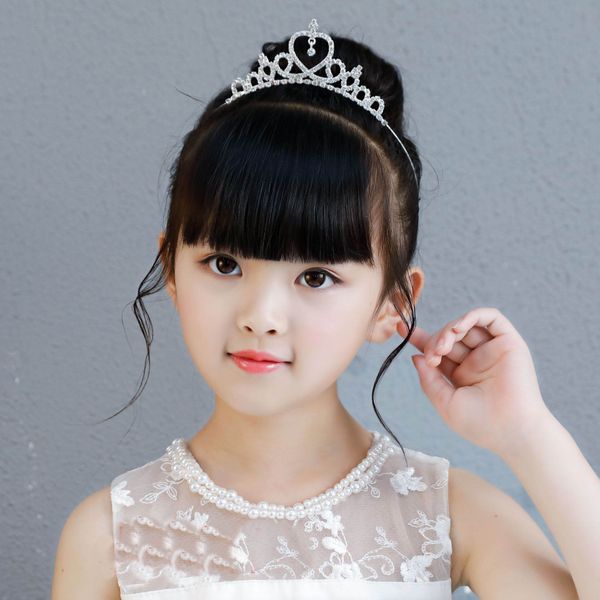 Baby Hairband Crystal Tiara Hairband Kid Girl Bridal Princess Prom