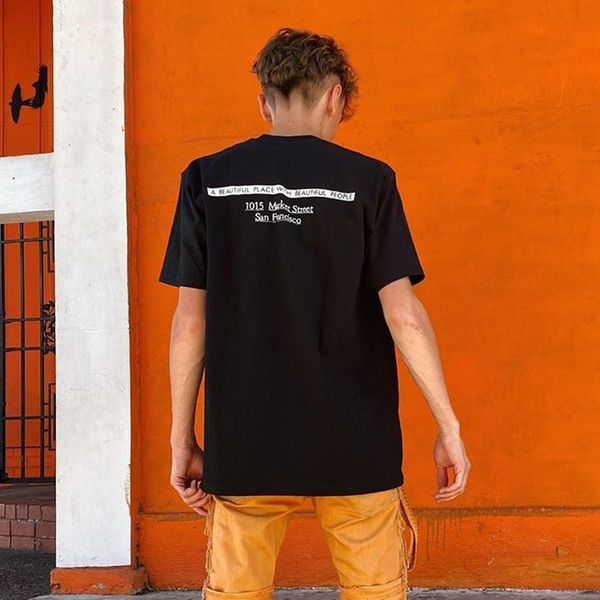 

dropship san francisco box logo tee classic solid color short sleeves men women summer casual simple street skateboard t-shirt hfymtx613, White;black