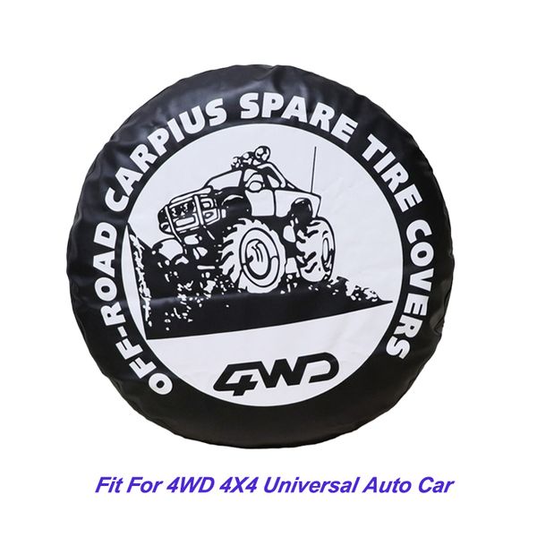 

car wheel cover 4wd 4x4 universal auto car styling spare tire covers tyre protector spare tire pu leather trim accessories