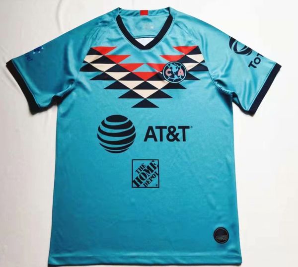 

G. Dos Santos 19 20 Club America Blue jersey soccer ALVAREZ J. CORONA O. PERALTA 2019 2020 Mexico MARTINEZ футбольная рубашка женщины мужчины