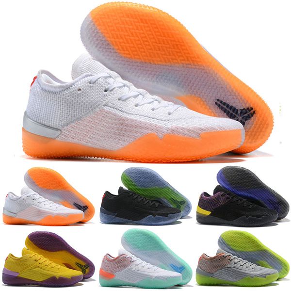 

2018 Kobe AD NXT 360 Infrared Multi-Color Black Basketball Shoes Men Sneakers US7-US12