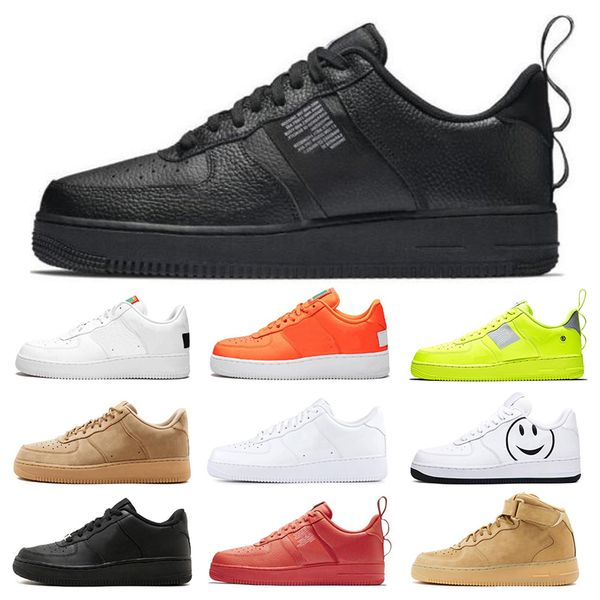 

dunk utility men women casual shoes all black white sports skateboarding high low cut wheat brown green trainers sneakers size 36-45