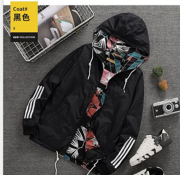 

Бренд Дизайнер Мужчины Толстовки Черный Белый Весной И Осенью Windrunner Куртка Мужчи