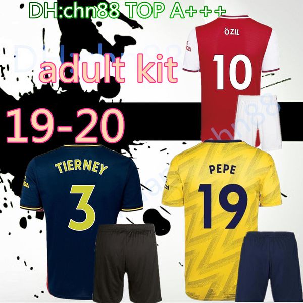 

ar soccer jersey 19 20 nicolas pepe ceballos henry guendouzi sokratis maitland-niles mavropanos 2019 2020 football kit men shirt uniforms, Black