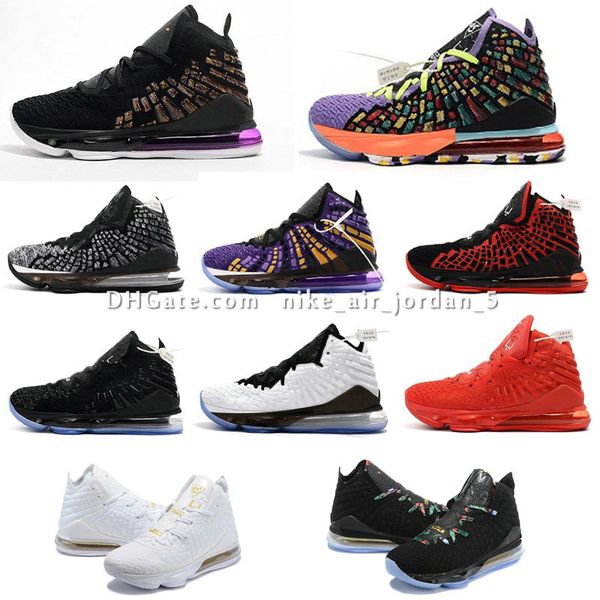 

new mens lebrons 17 xvii ep basketball shoes for sale retro lebron james 17s mvp bhm oreo kids women boys sneakers original box us4-12, Black