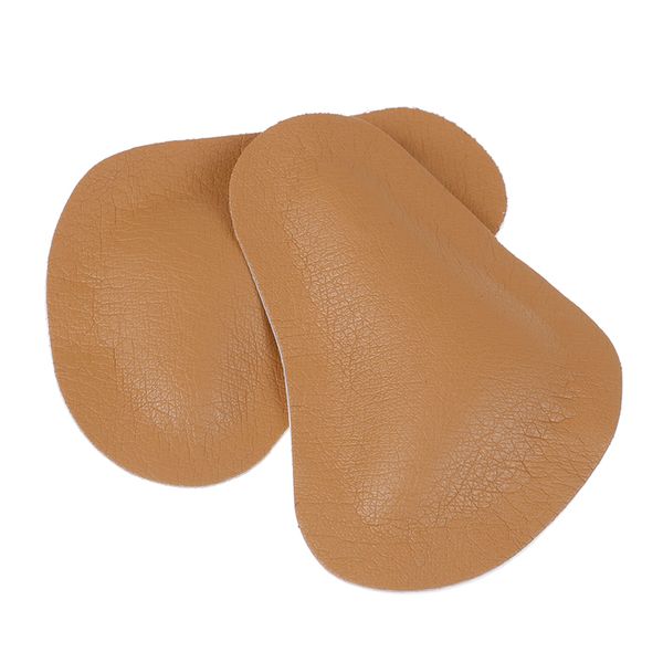 

1pair leather orthopedic arch supports forefoot insoles for women shoes high heel massage cushion half yard pads shoe liners, Black