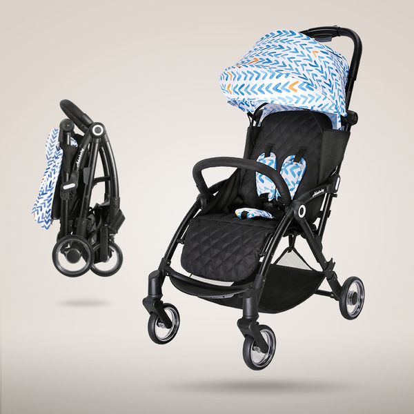 

baby stroller is ultra-light and can sit reclining winter and summer dual-use umbrella folding baby stroller children's trolley
