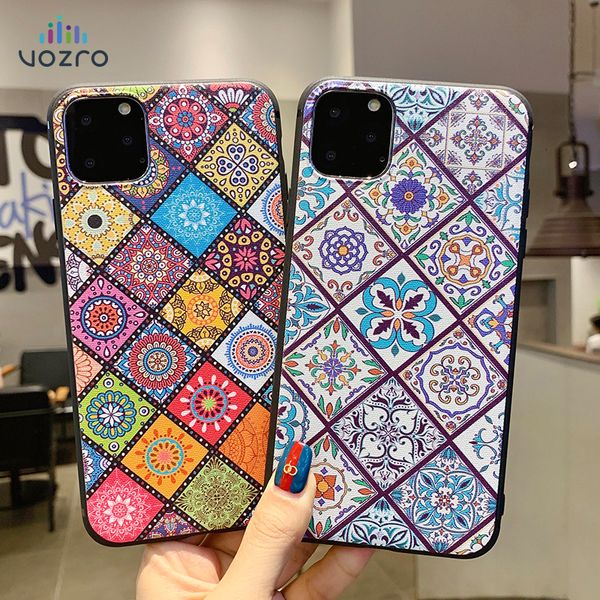 

luxury vintage fashion case phone case for iphone 2019 iphone 11 pro max soft tpu cover original logo protection back cover