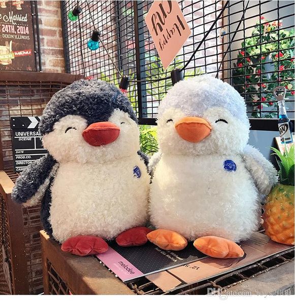 

2019 новых пингвин ребенок мягких игрушек 25см 35см cuddly утешительной фаршированные куклы penguin младенец companion спящей плюшевые куклы
