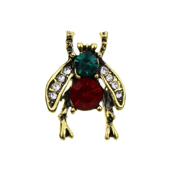

2020 designer brooch european and american large alloy diamond bee brooch female personality small clothes accessories clothes pin buckle