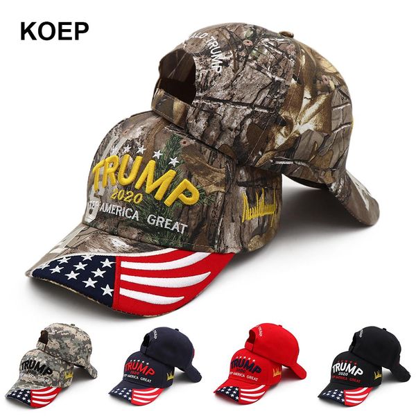 

new donald trump 2020 cap usa baseball caps keep america great snapback president hat 3d embroidery wholesale drop shipping hats pfjmd, Black;white