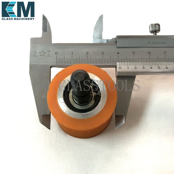

glass double machine rubber wheel, m8 or m10 teeth