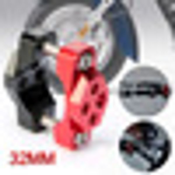 

motorcycle bicycle rear 32mm metal handlebar holder clamp spotlight bracket new