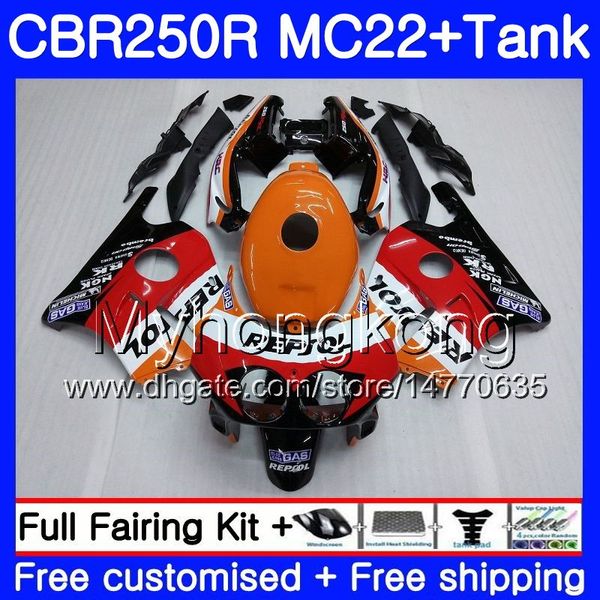 HONDA CBR 250RR CBR250RR Enjeksiyon + Tankı 90 91 92 93 94 263HM.15 MC22 Repsol turuncu CBR 250 CBR250 RR 1990 1991 1992 1993 1994 Fuarı