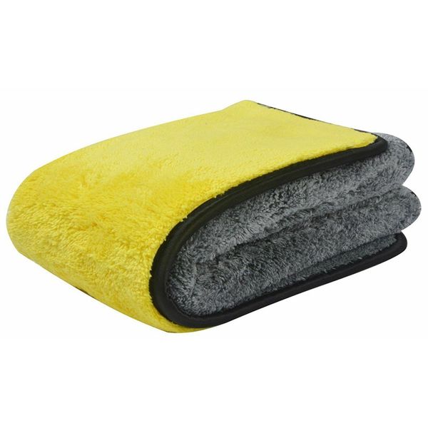 

6 pcs absorbent microfiber towel car care cleaning cloths microfibre polishing detailing drying 840gsm