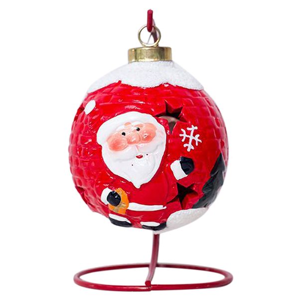 

celebration christmas ornament lantern deskwith light bar standing l iron frame party festival window ceramic ball