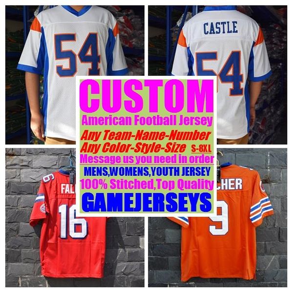 CUSTOM Women/'s PINK T-Shirt Jersey Personalized ANY Name,Number,Team Football
