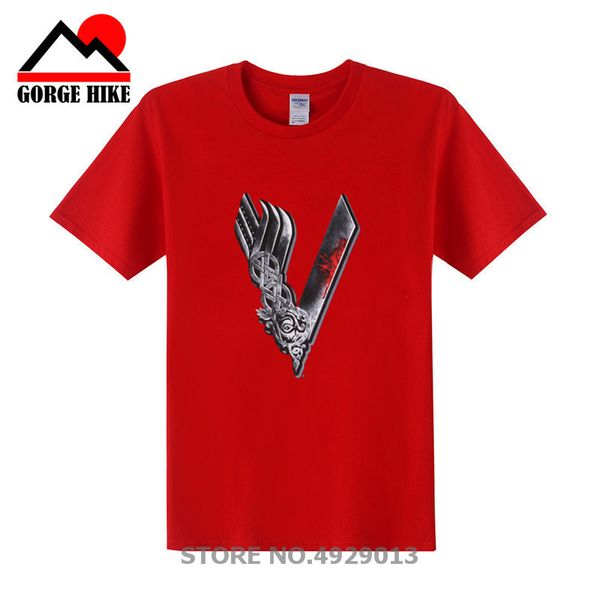 

classic ragnar lothbrok t shirts men casual summer print cotton male o neck hip hop t-shirt boys tee, White;black