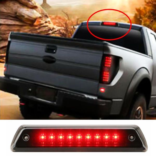 

for 2009-2014 f-150 3rd third brake light led smoke rear reverse cargo lamp