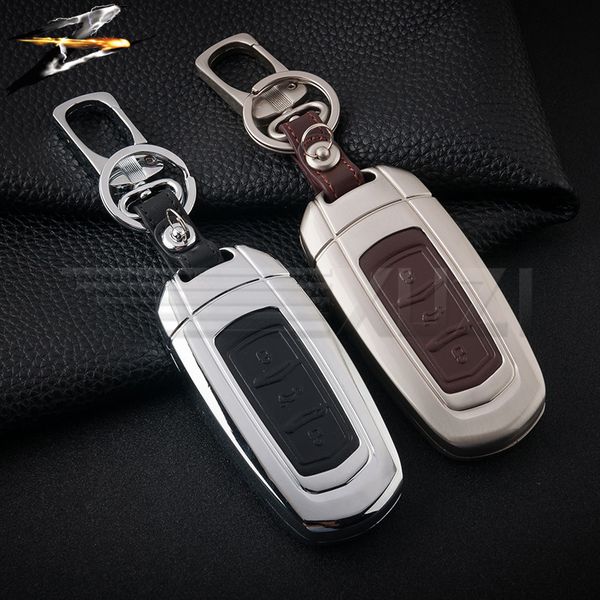 

zinc alloy leather car remote key case for geely atlas boyue nl3 ex7 emgrand x7 emgrarandx7 suv gt gc9 borui