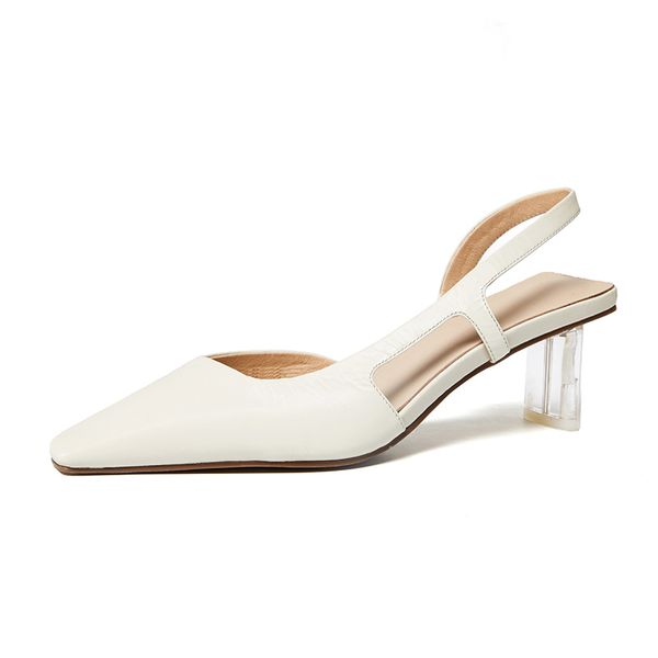 

fashion high heel ladies sandals for women office back strap shoes basic solid outside thin heel women sandals, Black