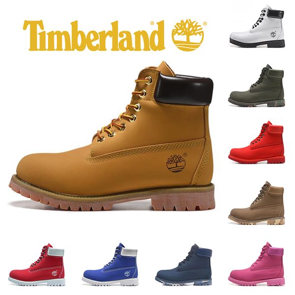 

Timberland Марка Желтые сапоги роскошь дизайнер мужские сапоги Военные Женщины Тройной Черный Белый Камо кожи лодыжки спортов способа тапки 36-45