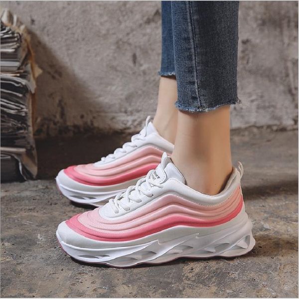 

explosion style ins fashion casual sports women's shoes knife bottom korean version of the trend of wild, Black