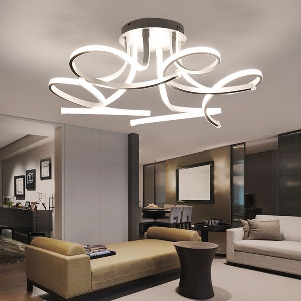 Plafoniere a led moderne Lampada a fiori d'arte Lampadario a soffitto a led per soggiorno Studio Camera da letto Decorazione domestica Lampadari lampada