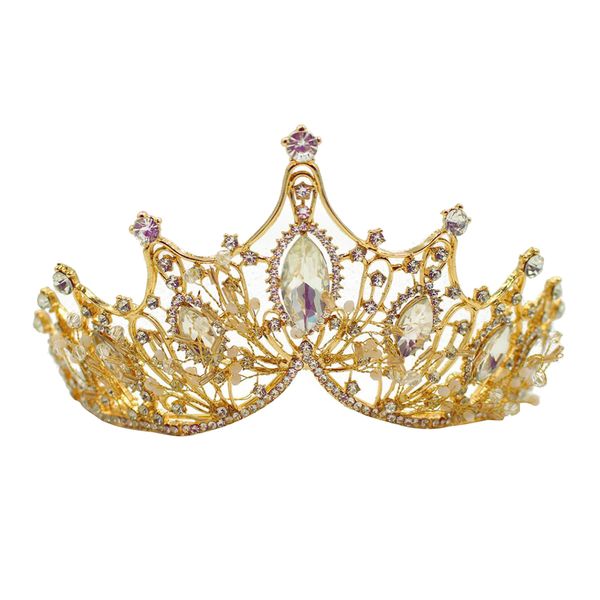

sparkling baroque rhinestones tiara headband wedding bridal jewelry, Silver