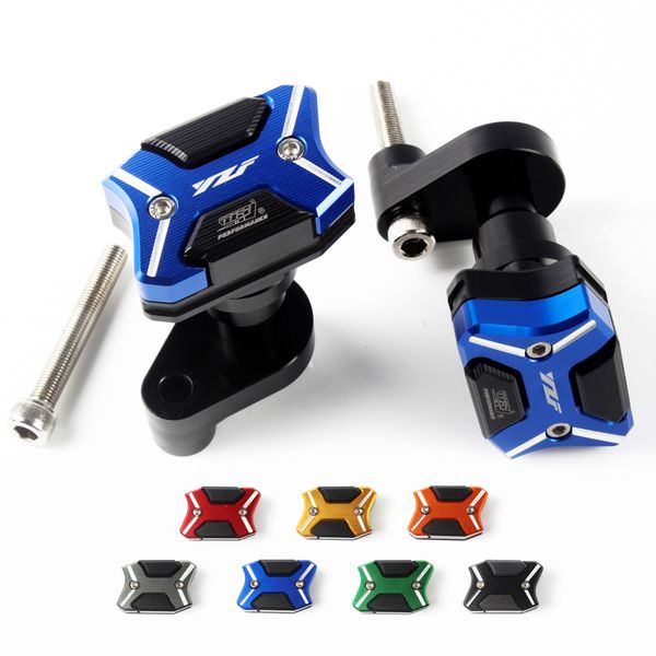 

for 2004-2008 r1 yzf-r1 yzf1000 frame falling protector cnc aluminum alloy motorcycle frames slider anti crash pads