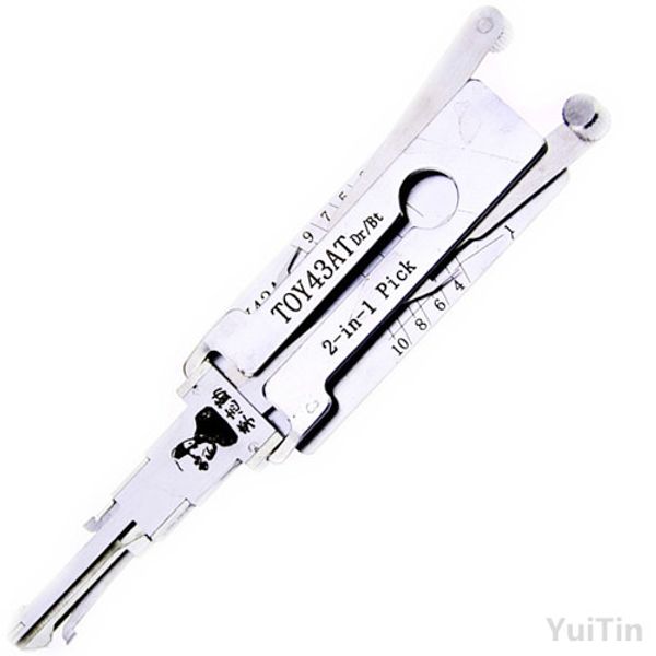 

Wholesale Original LISHI TOY43AT 2 in 1 Auto Lock Pick and Decoder Locksmith Tool used for Camry Corolla