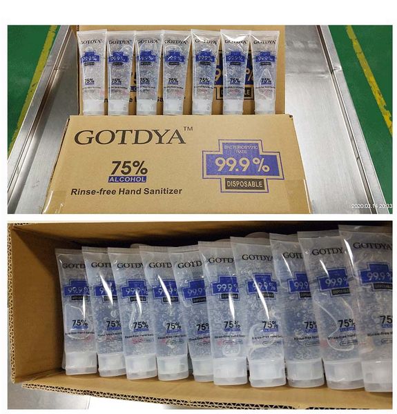 

75-proof alcohol antibacterial gel hand sanitizer