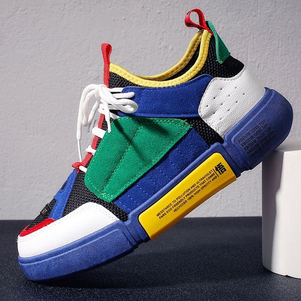 

gykz fashion spring autumn all mens shoes breathable light mesh shoes summer casual man loafers wudao sneakers 2019 new, Black