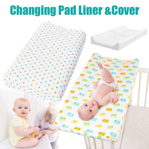 

пеленки пеленальный коврик крышка новорожденных мягкий дышащий хлопок приспособленный лист для стандартного пеленального столика колодки люл